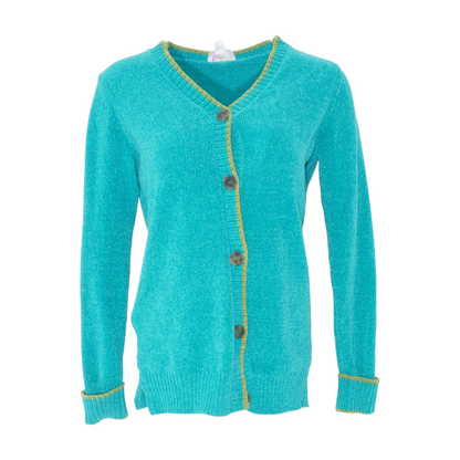 Green Cardigan Sweater