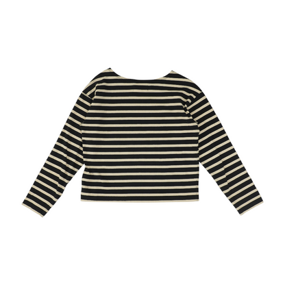 Black Striped Blouse