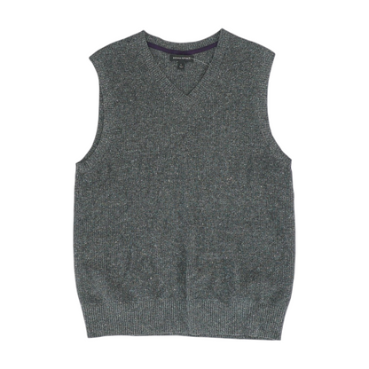 Charcoal Solid Vest Sweater