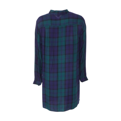 Green Plaid Mini Dress