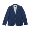 Blue Solid Blazer