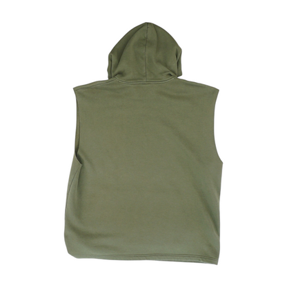 Green Solid Hoodie Pullover