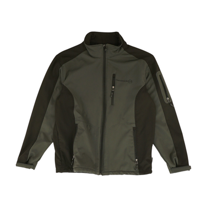 Gray Color Block Jacket