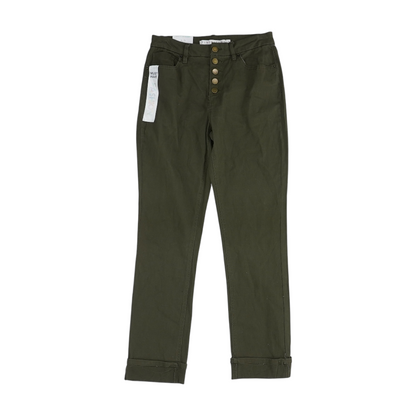 Green Slim Pants