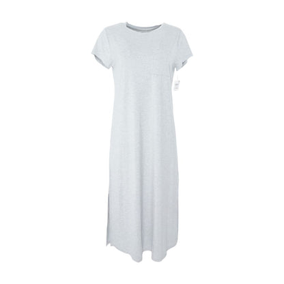 Gray Solid Gown