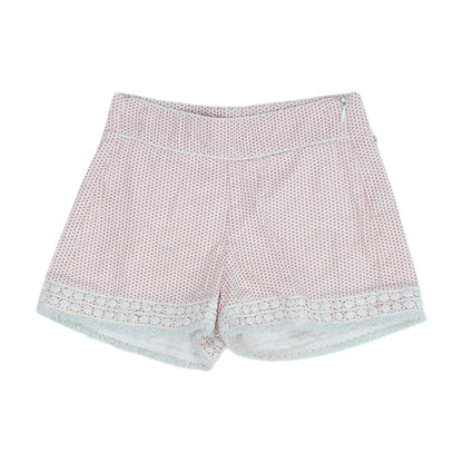 Pink Geometric Shorts