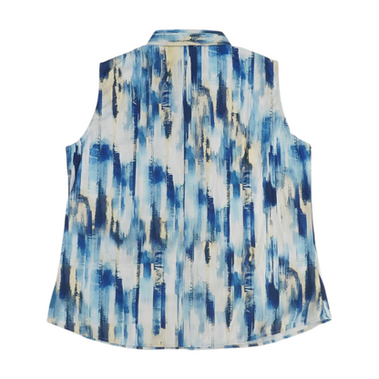 Blue Print Button Down