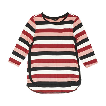 Black Striped Knit Top