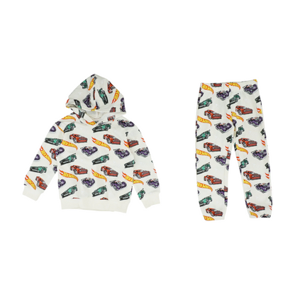 Ivory Graphic Long Sleeve Set