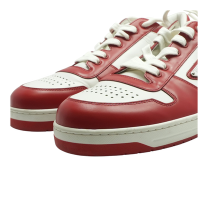 Red Downtown Leather Sneakers