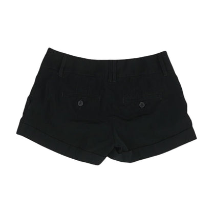Black Solid Shorts
