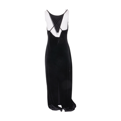 Vintage Black Maxi Dress