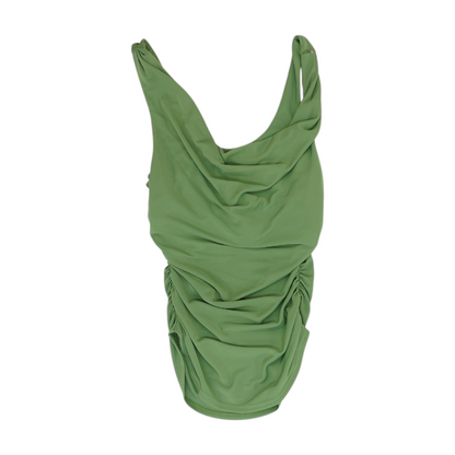 Green Cropped Blouse