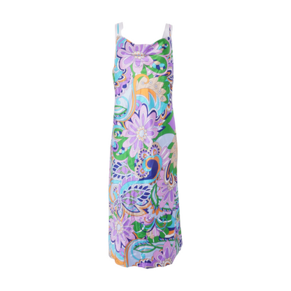 Multi Print Midi Dress