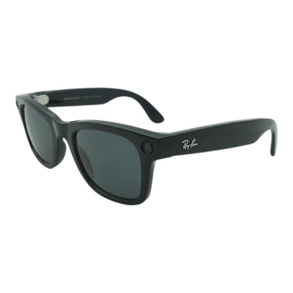 Black Wayfarer Smart Glasses