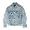 Blue Solid Denim Jacket