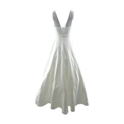 White A-Line Wedding Gown