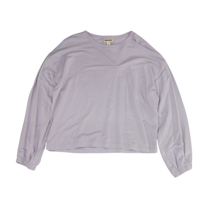Lavender Solid Sweatshirt Pullover