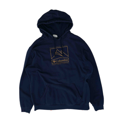 Columbia Navy Tall Solid Hoodie Pullover – Image 1