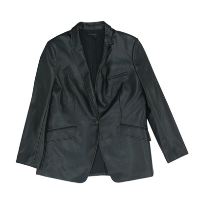 Black Solid Blazer