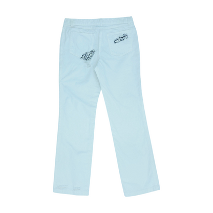Vintage 2006 Cruise Collection Tweed Distressed Jeans