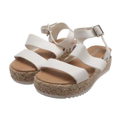 Theme Platform White Sandals