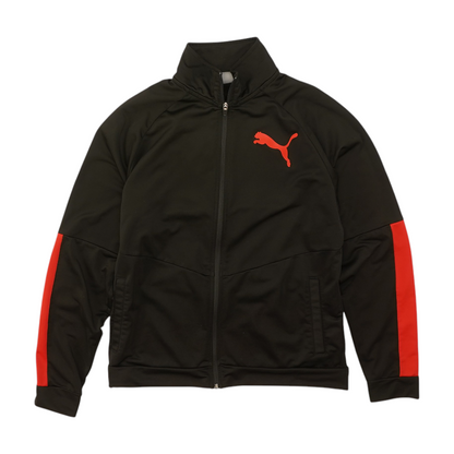 Black Solid Active Jacket