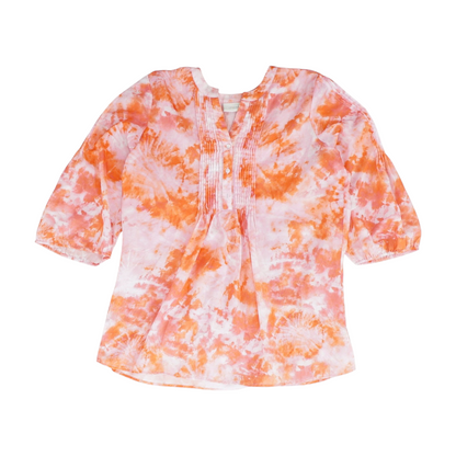 Pink Tie-Dye Blouse