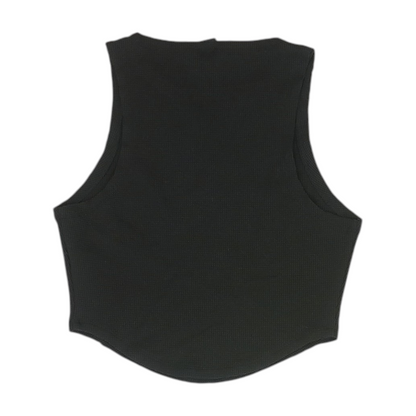 Black Cropped Blouse