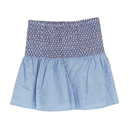 Blue Striped Skirt