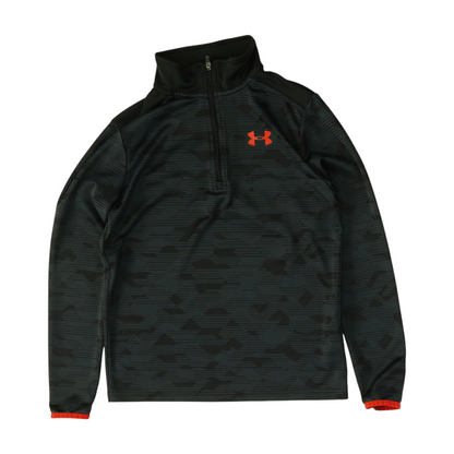 Charcoal Abstract 1/4 Zip Pullover