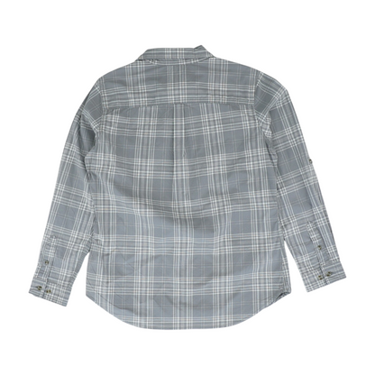 Gray Plaid Button Down