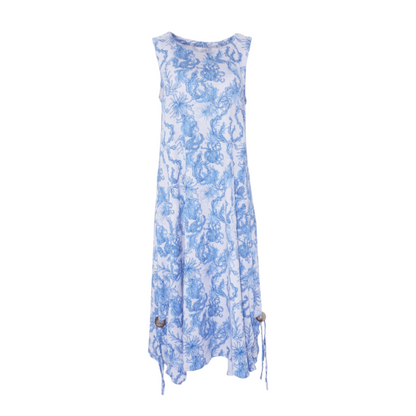Multi Print Midi Dress