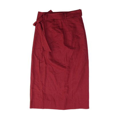 Red Midi Skirt