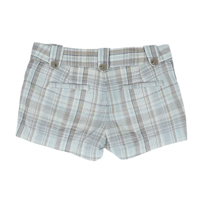 Multi Plaid Chino Shorts