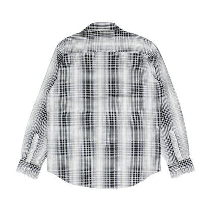 Black Check Long Sleeve Button Down