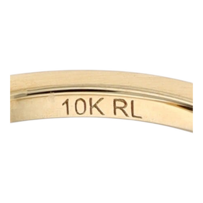10K Yellow Gold Onyx Fashion Ring