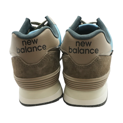 574 Cordura Dark Mushroom Low-Top Athletic Shoes