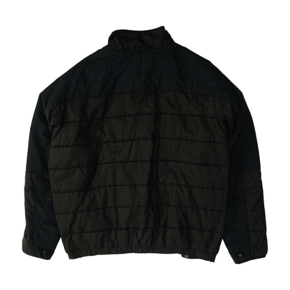 Black Color Block Jacket