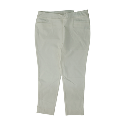 White Slim Pants