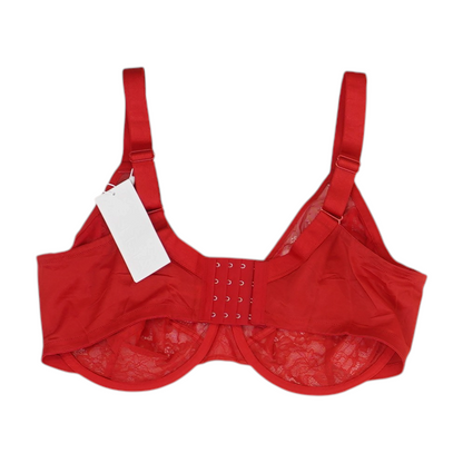 Red Floral Bra