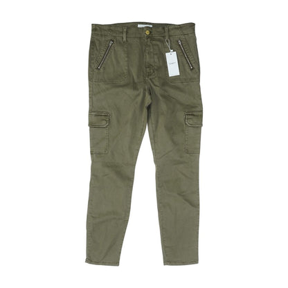 Green High Rise Jeans