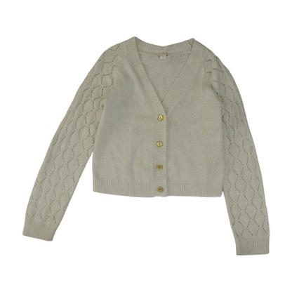 White Cardigan Sweater
