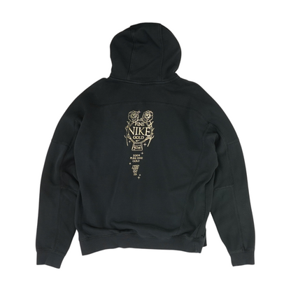 Black Solid Hoodie Pullover