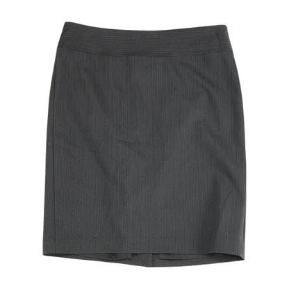 Black Striped Mini Skirt
