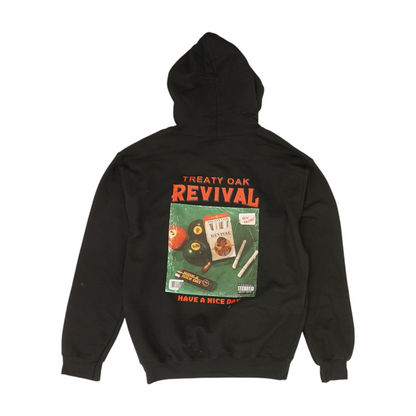 Black Solid Hoodie Pullover