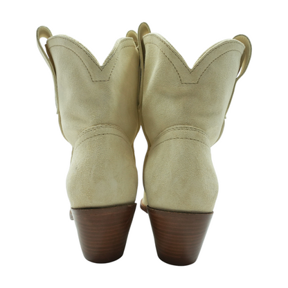 Calfskin Suede Western Cowboy Boots