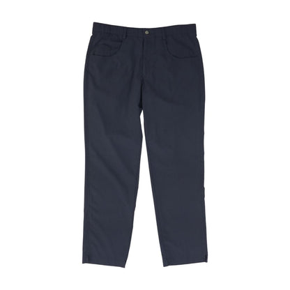 Gray Solid Five Pocket Pants