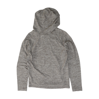 Brown Solid Hoodie Pullover
