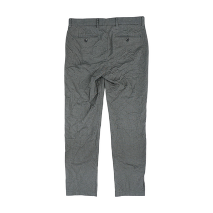 Brown Abstract Regular Pants